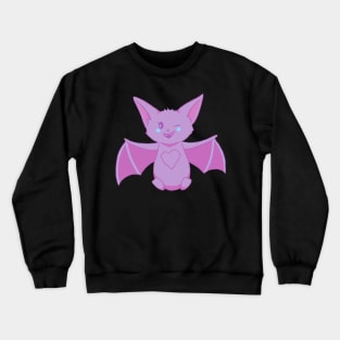 Purple Bat Crewneck Sweatshirt